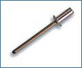 Blind rivet, sealed head